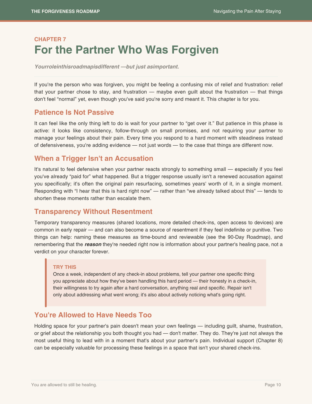 Still Here, Still Hurting — The Forgiveness Roadmap for the Days After