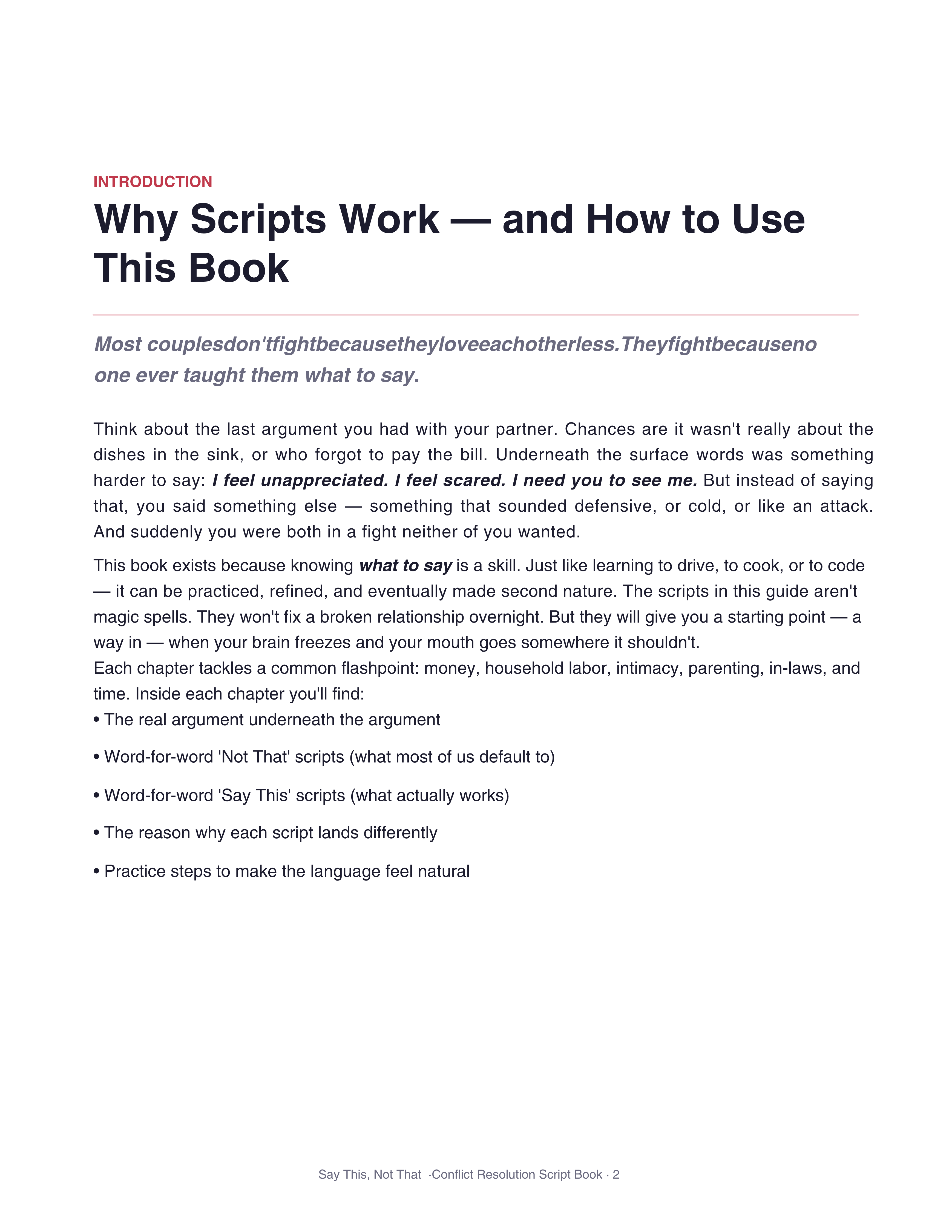 Say This, Not That: The Couples' Script Book