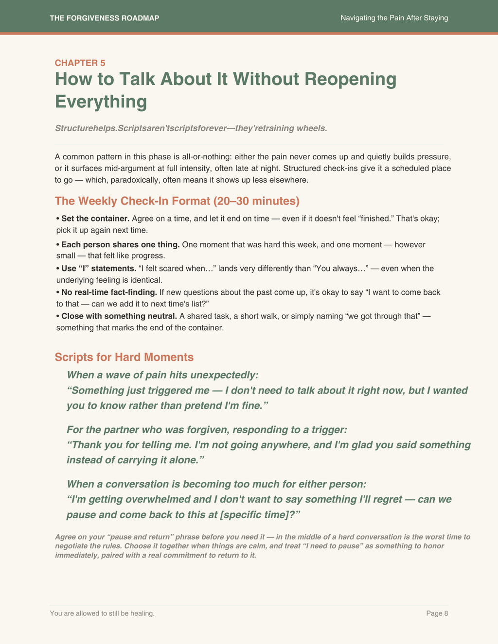 Still Here, Still Hurting — The Forgiveness Roadmap for the Days After